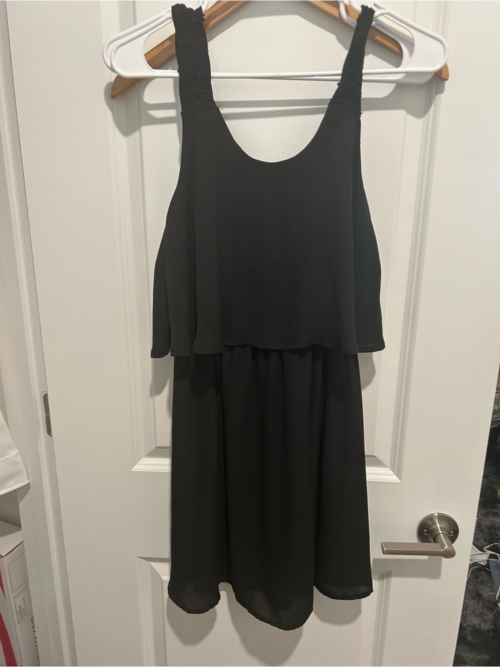 Rue21 Black Sleeveless Layered Dress